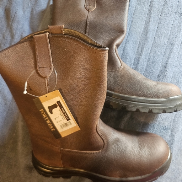 NWT Buffalo Leather Work Boots - Picture 2 of 9